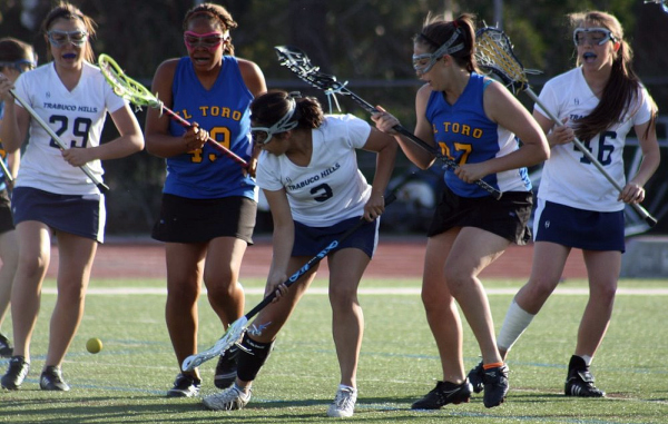 Fighting for ground ball